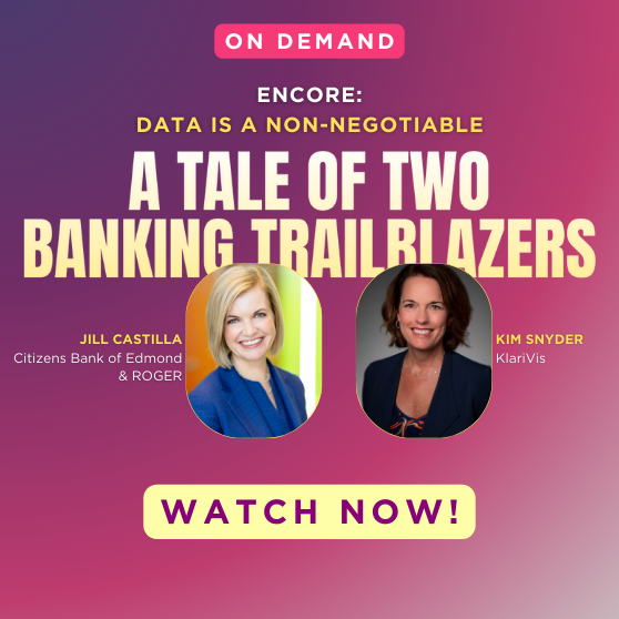 WEBINAR: Data is Non-Negotiable: A Tale of Two Banking Trailblazers