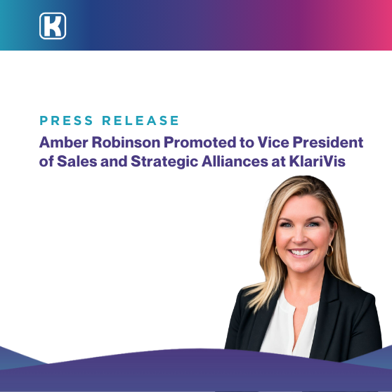 Amber Robinson Promoted to Vice President of Sales and Strategic Alliances at KlariVis