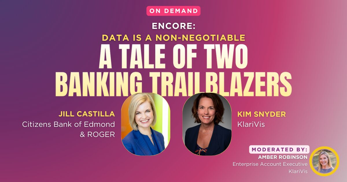 WEBINAR: Data is Non-Negotiable: A Tale of Two Banking Trailblazers